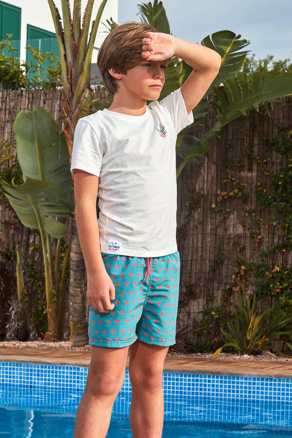 Gocco Mai&ocirc; com detalhes em cinza fosforescente cinzento