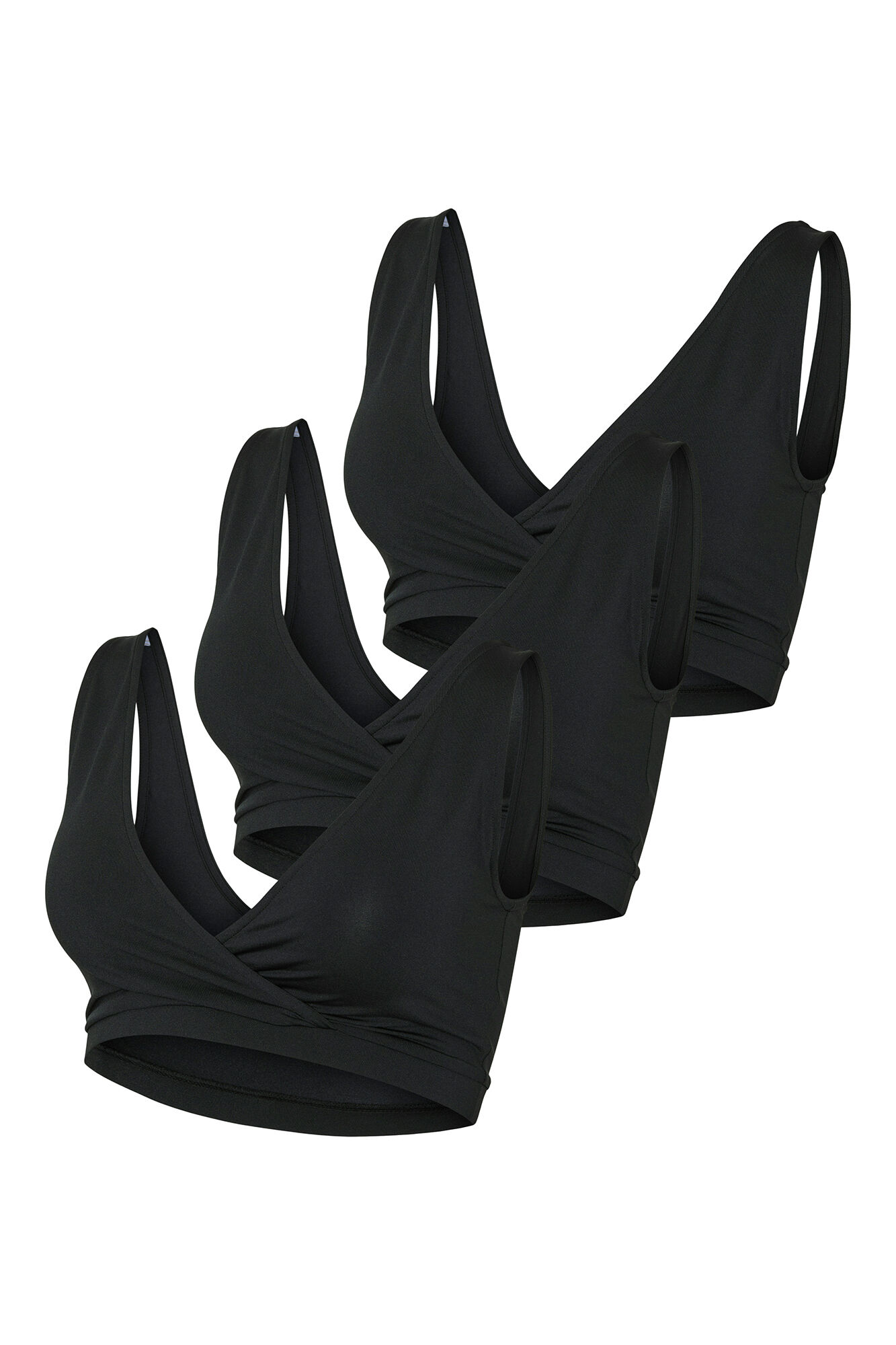 Mamalicious Pacote de 3 suti&atilde;s esportivos para amamenta&ccedil;&atilde;o de maternity