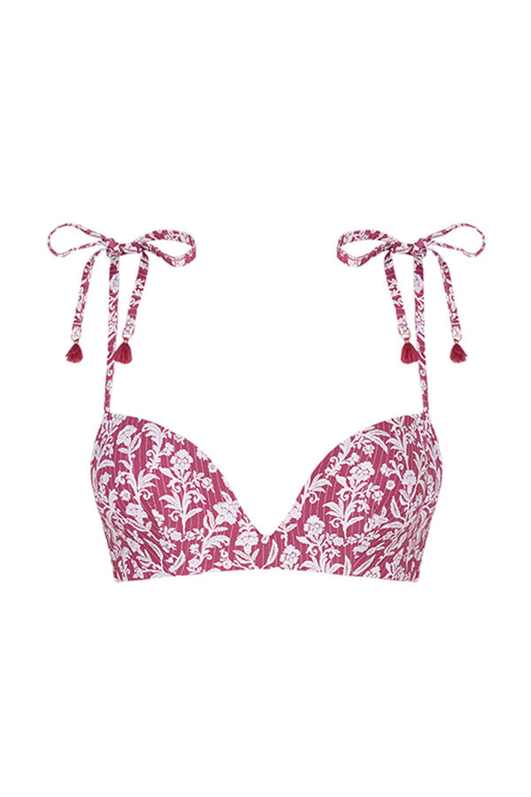 Women'secret Top bikini push up  estampado
