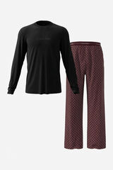 Calvin Klein Conjunto pijama largo estampado estampado