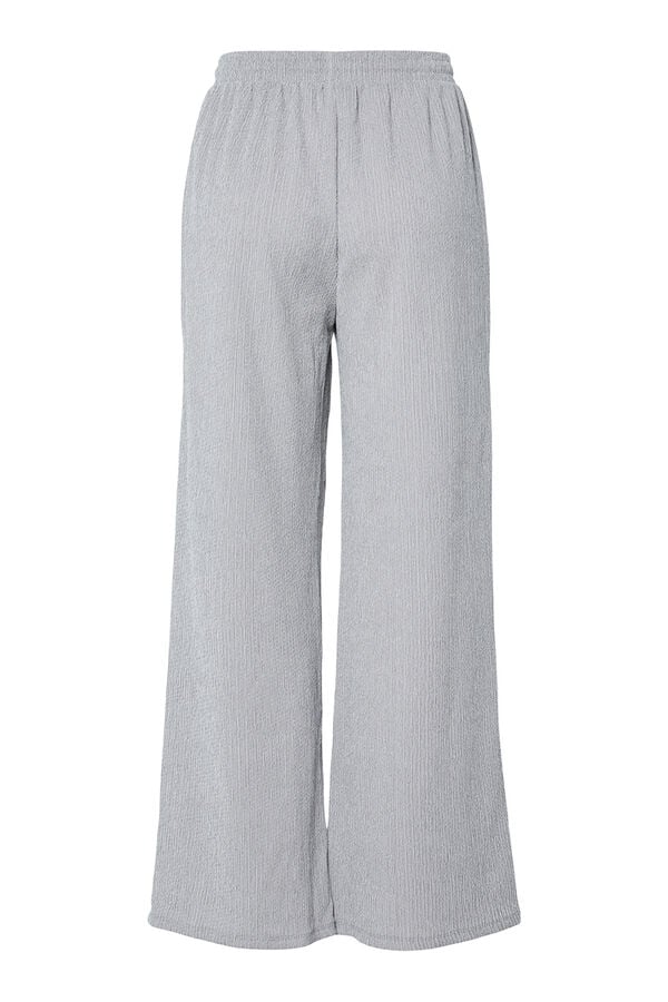 Pieces Pantal&oacute;n fluido gris