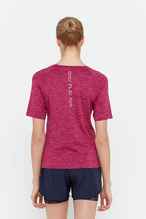 Only Play Camiseta manga corta deportiva slim fit rosa
