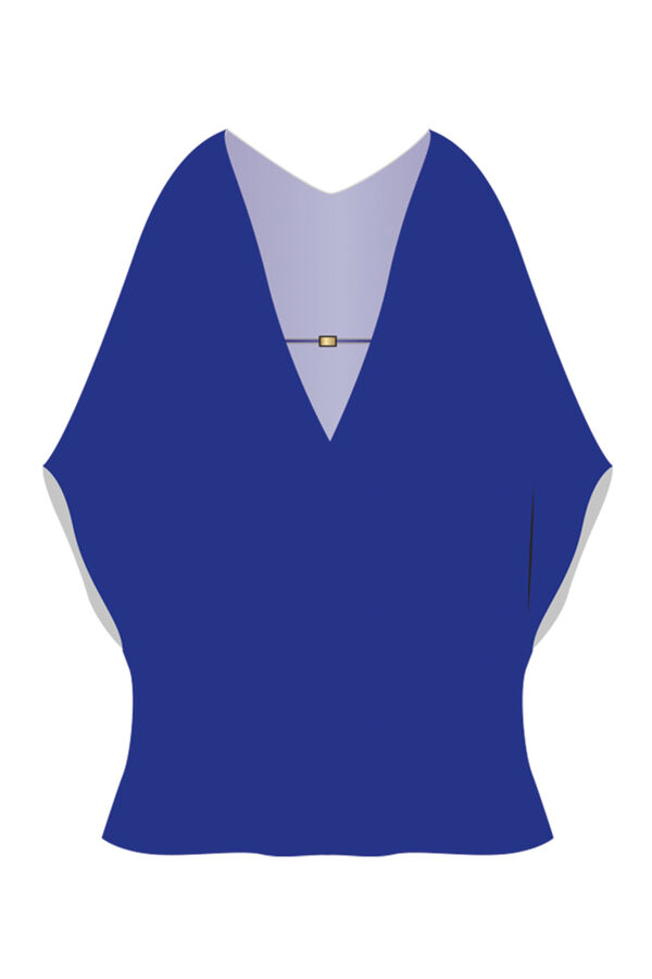 Dorina Caftan playa azul azul