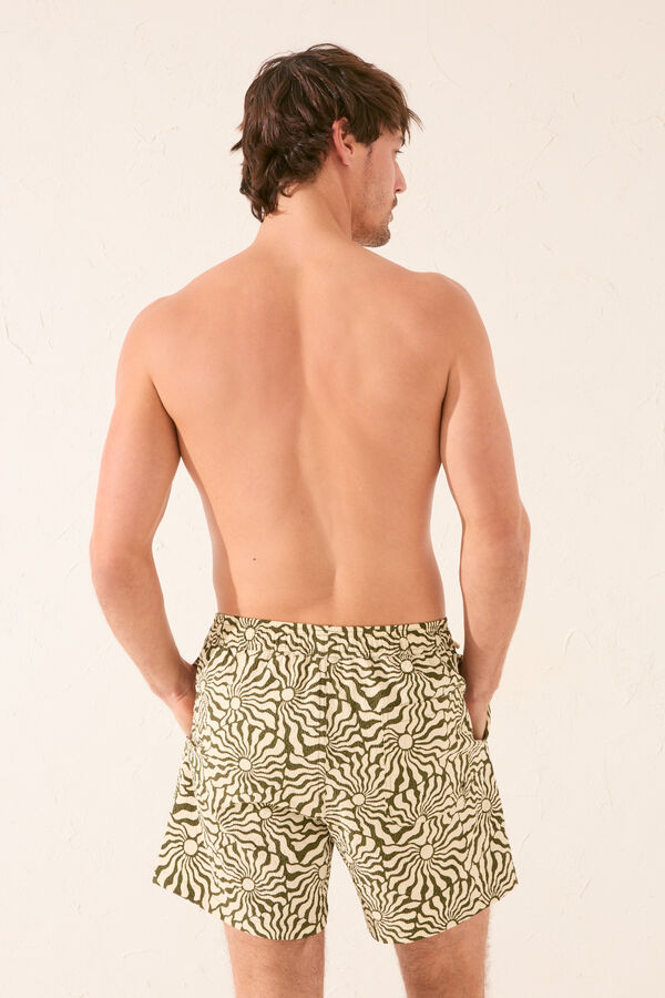 Women'secret Ba&ntilde;ador hombre print soles kaki