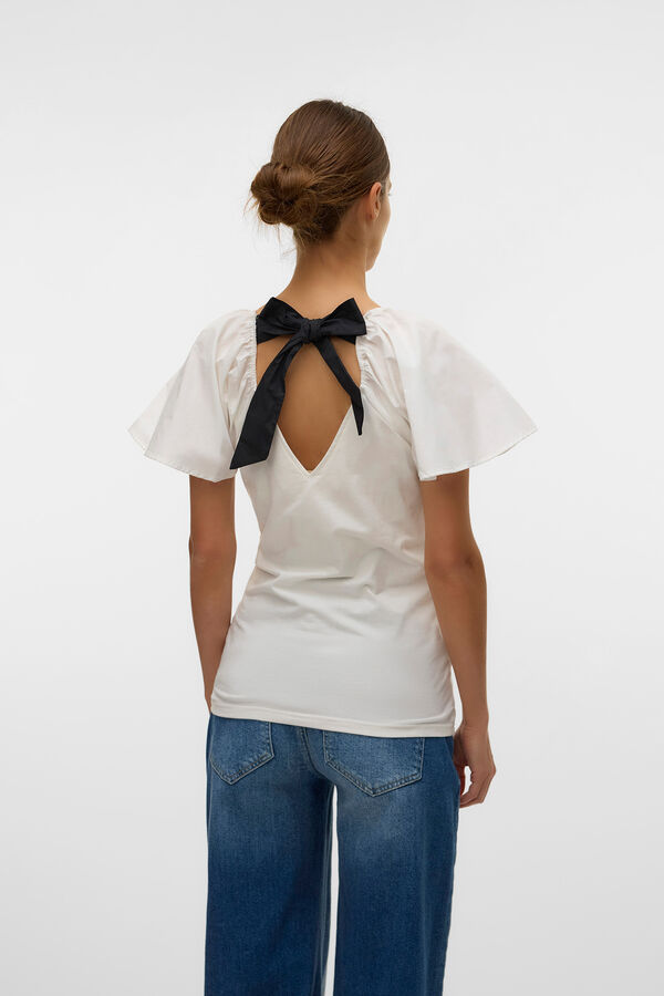 Mamalicious Top de manga curta maternity branco