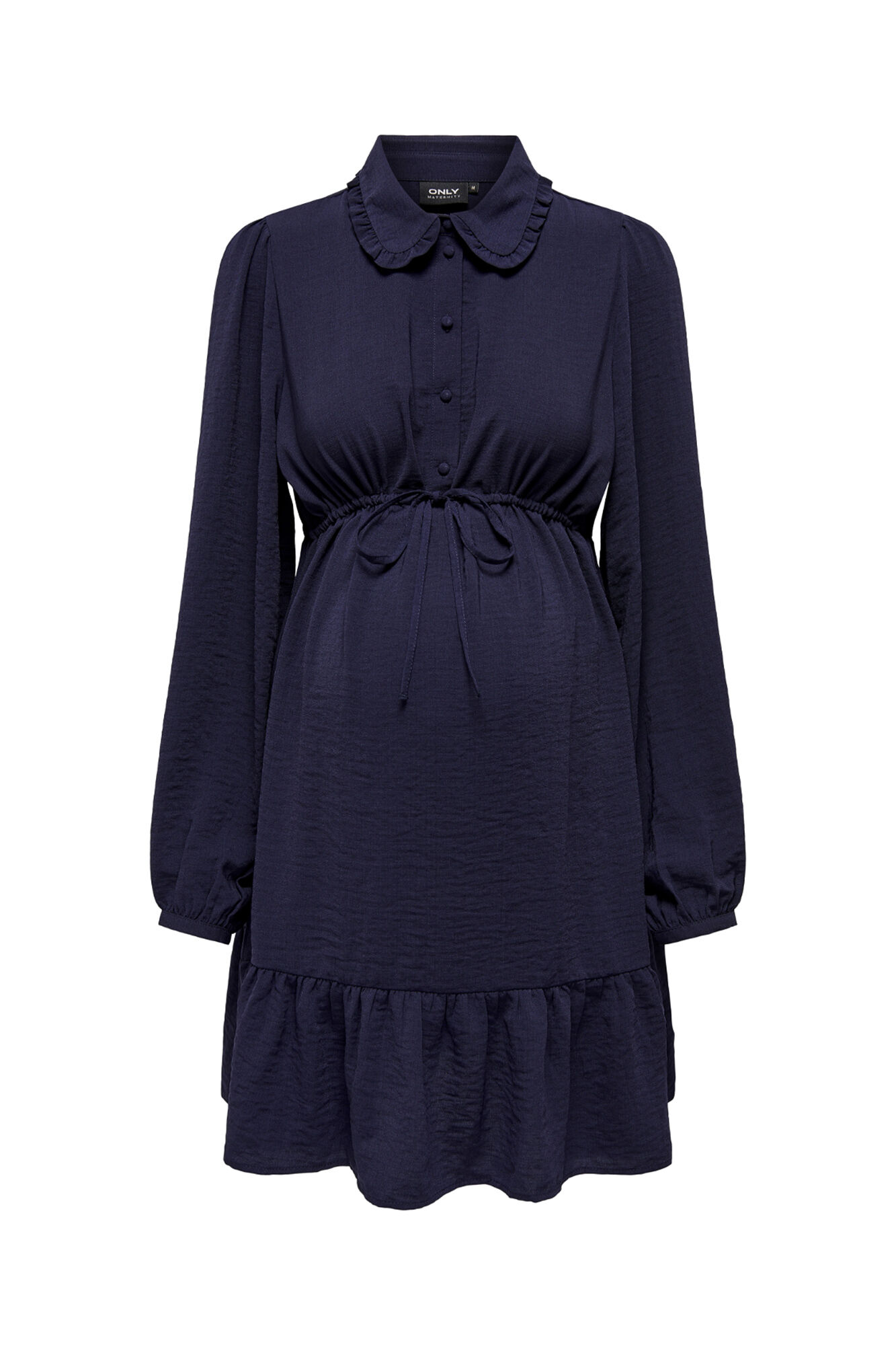 Only Maternity Vestido premam&aacute; cuello camisero