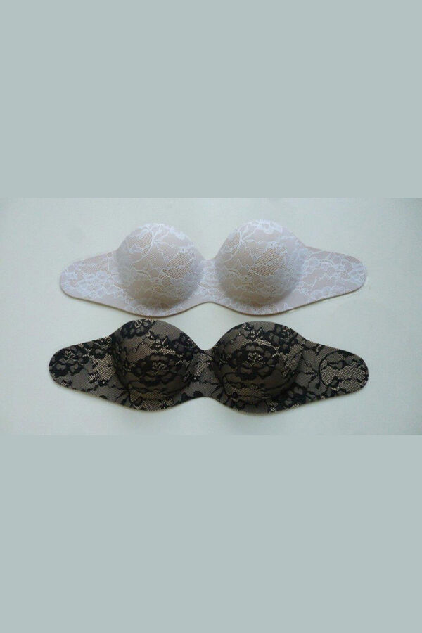Ivette Bridal Soutien adesivo sem al&ccedil;as Spi  branco