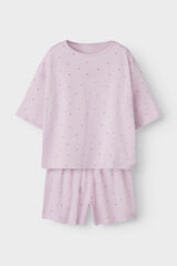 Name it Pijama de manga corta print corazones morado/lila