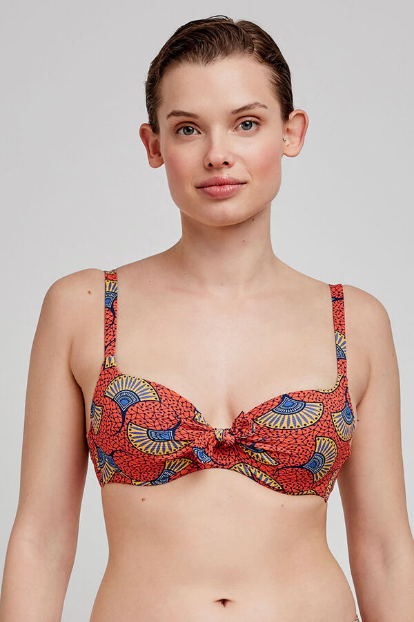 Gisela Top bikini capacidad estampado tribal estampado