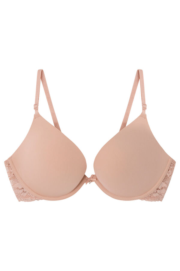 Women'secret GORGEOUS Sujetador push up tul microfibra y encaje rosa rosa