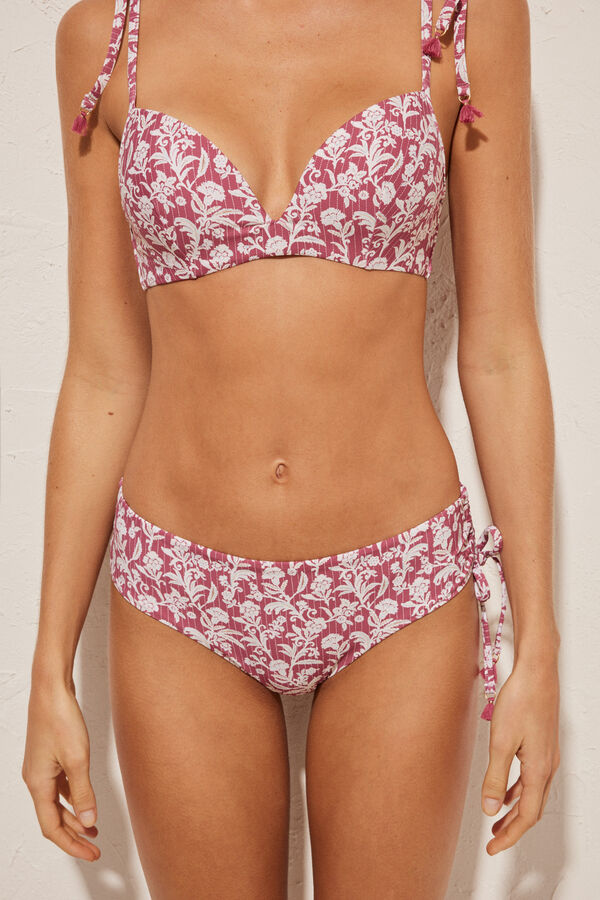 Women'secret Braga bikini boxer cobertura alta estampado