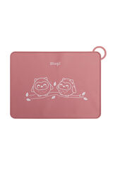 Mr. Wonderful Salvamantel individual para bebés búho estampado