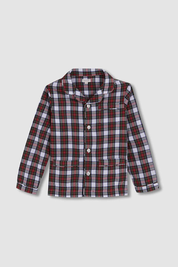 Gocco Pijama escoces. blanco