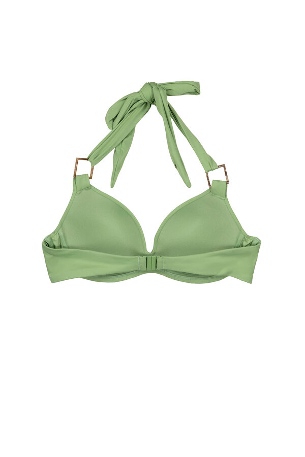 Womensecret Top bikini halter verde verde