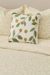 Textura Capa de edredom estampada revers&iacute;vel branco