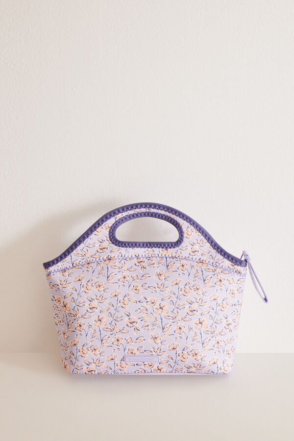 Women'secret Bolsa porta alimentos lila Snoopy morado/lila