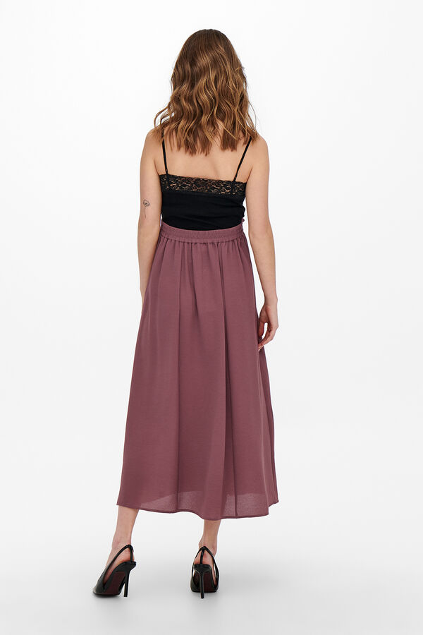 Only Maternity Saia midi maternity rosa