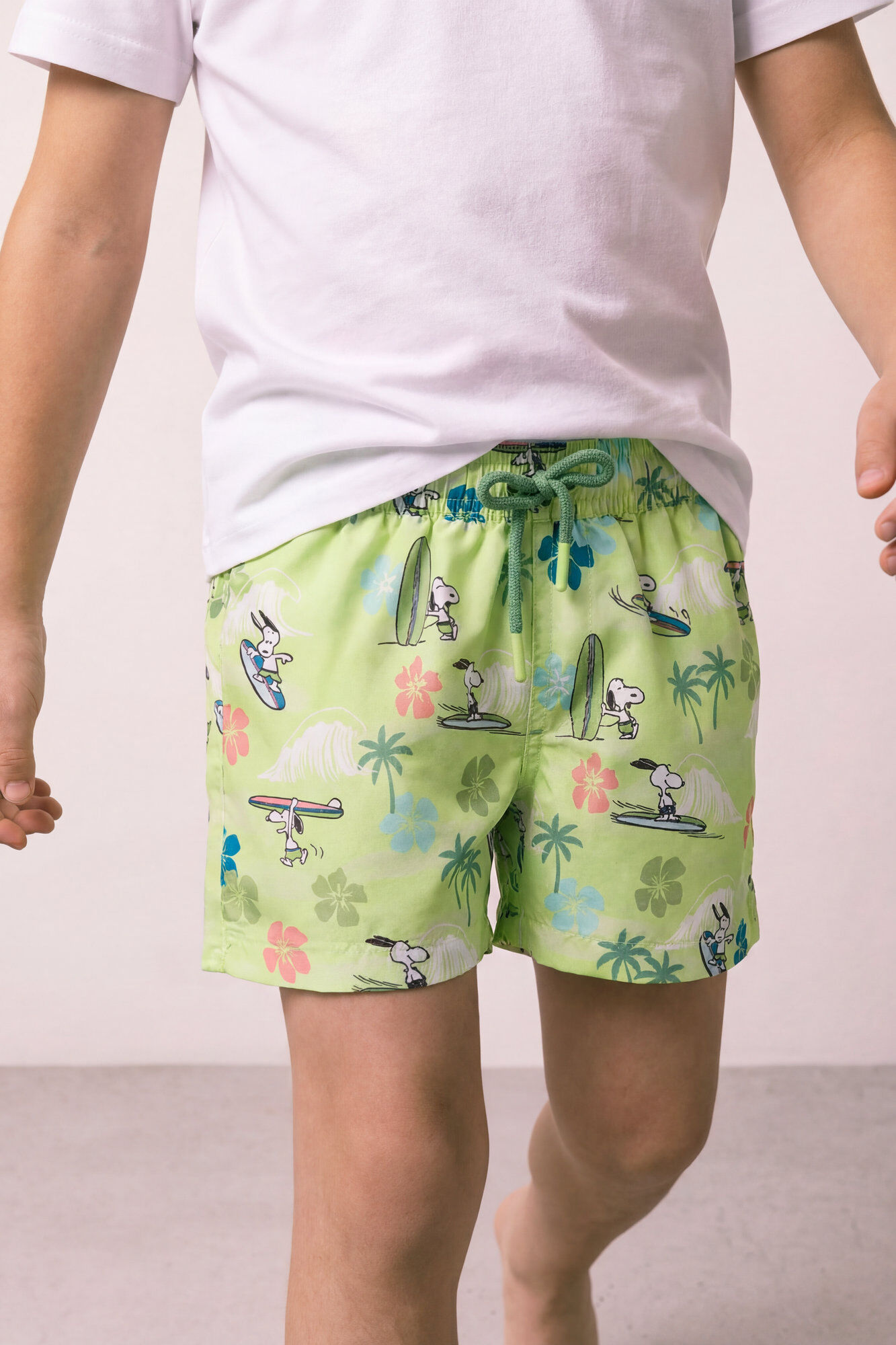Women'secret Ba&ntilde;ador ni&ntilde;o estampado tropical Snoopy