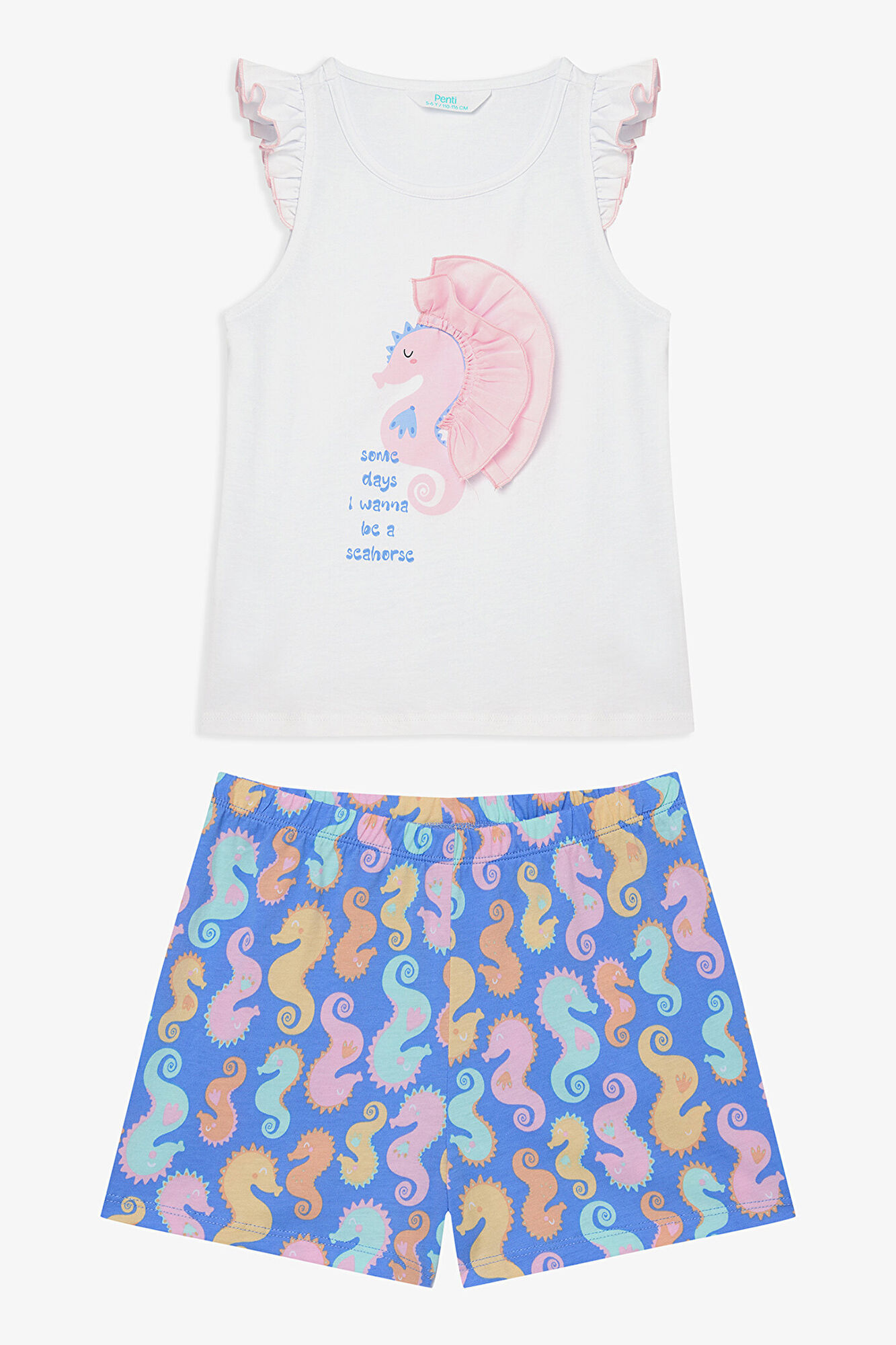 Penti Conjunto de pijama corto print marino