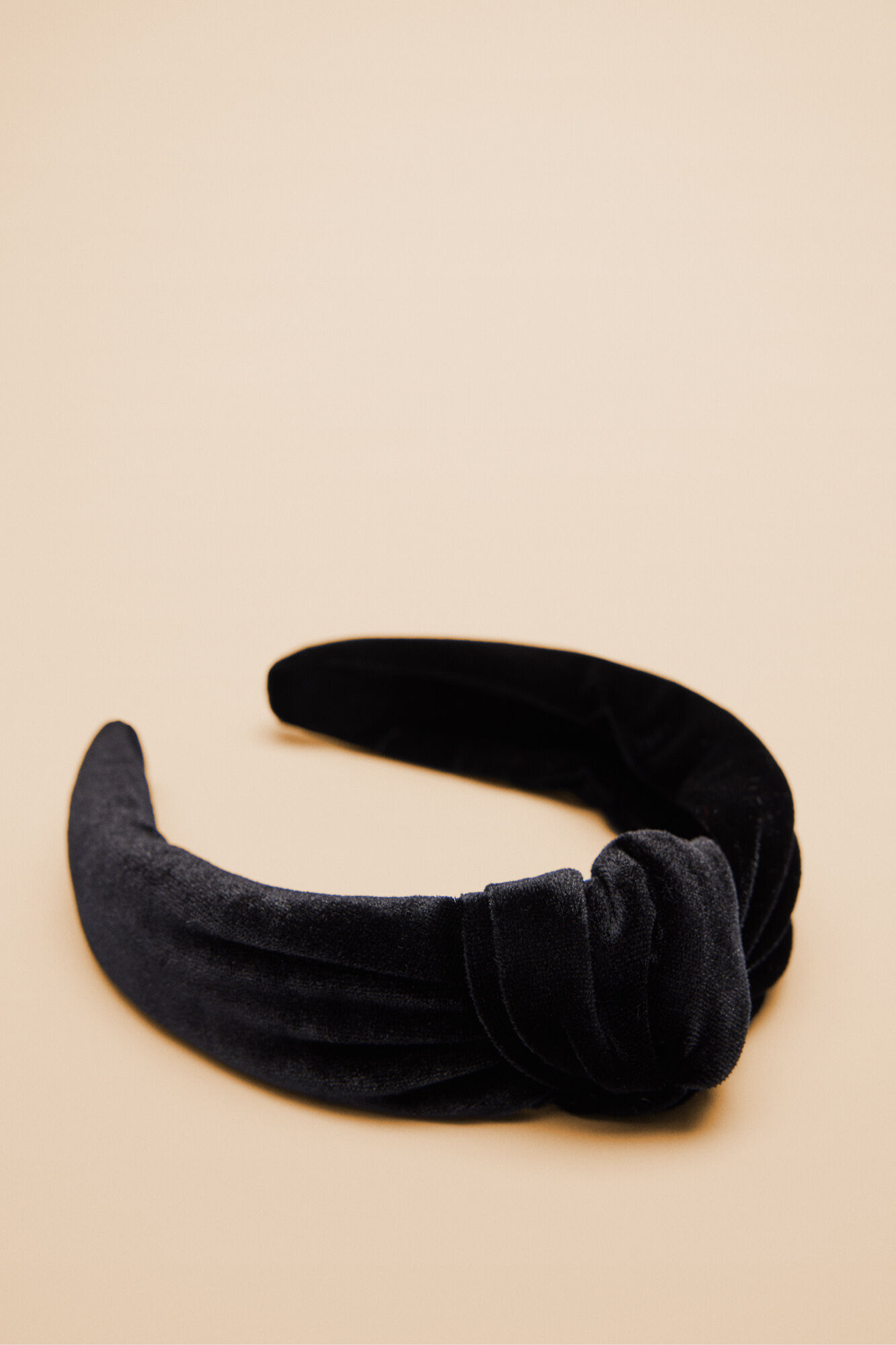 Women'secret Diadema pelo nudo terciopelo negro 