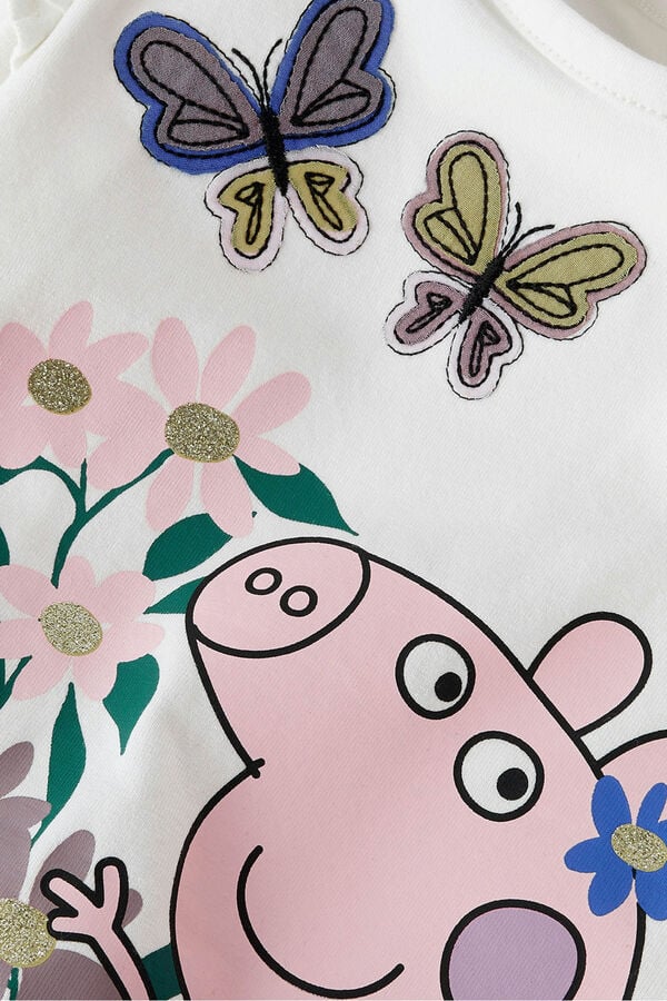 Name it Camiseta de Peppa Pig de algod&oacute;n blanco