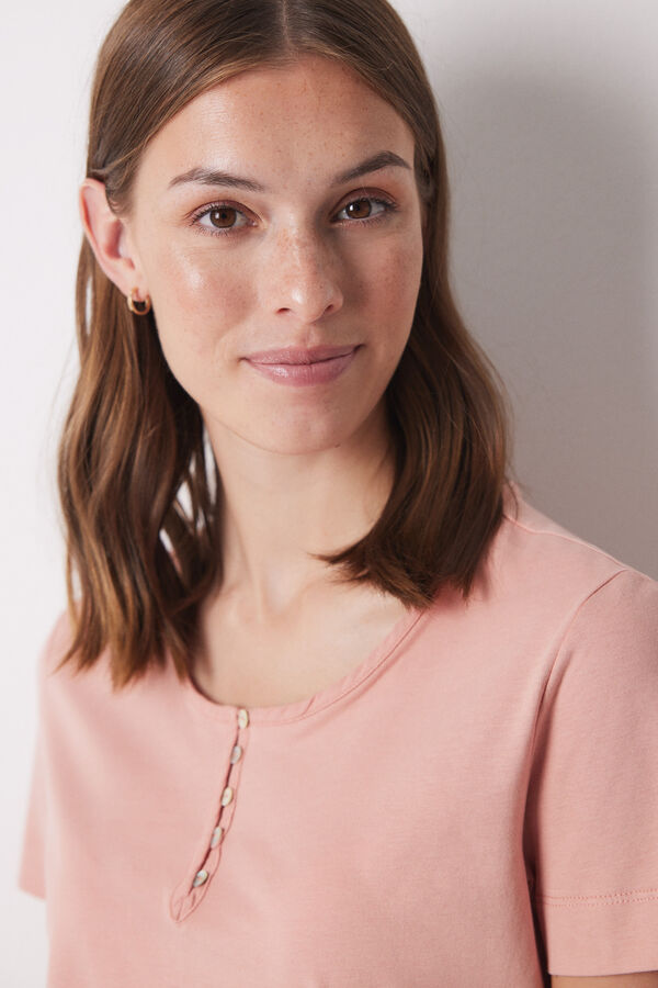 Women'secret T-shirt 100% algod&atilde;o verde vermelho