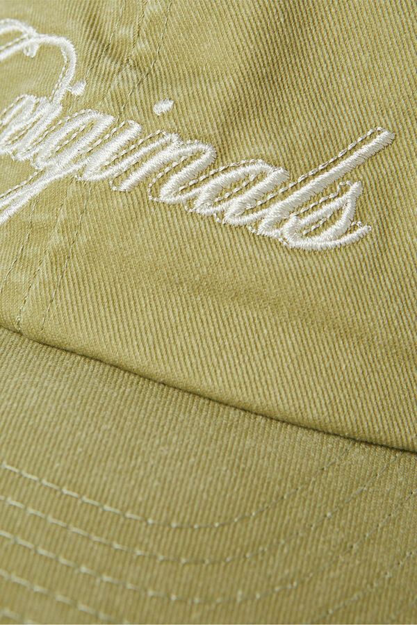 Jack & Jones Gorra texto bordado verde