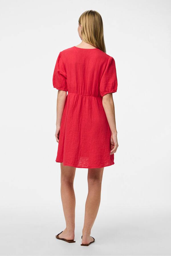 Pieces Vestido curto  rosa