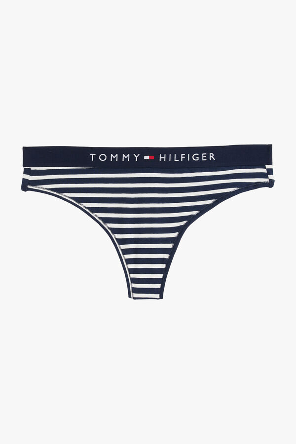 Tommy Jeans Tanga logo azul