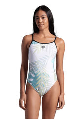 Arena Ba&ntilde;ador arena Performance para mujer Light Floral Lace Back blanco