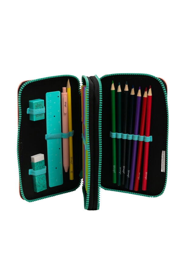 Mr. Wonderful Estojo 2 compartimentos estampado