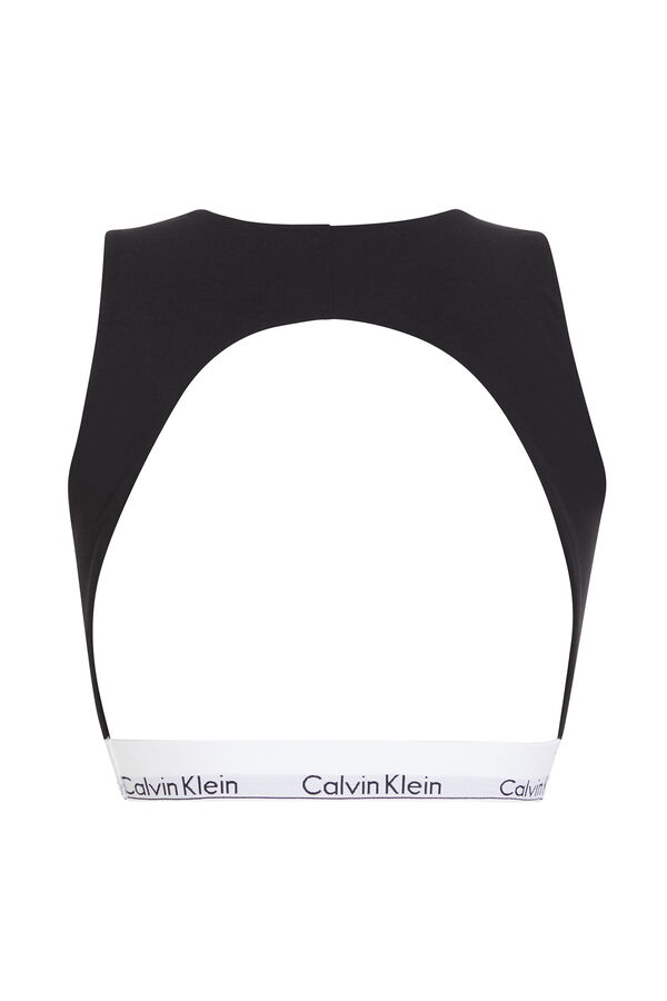 Calvin Klein Corpi&ntilde;o de espalda abierta - Modern Cotton negro