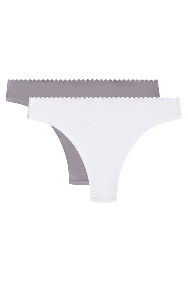 DIM Pack 2 tangas Body Touch Coton  multicolor