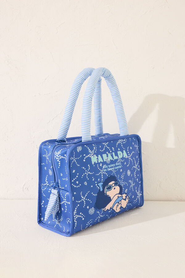 Women'secret Bolso grande Mafalda azul azul