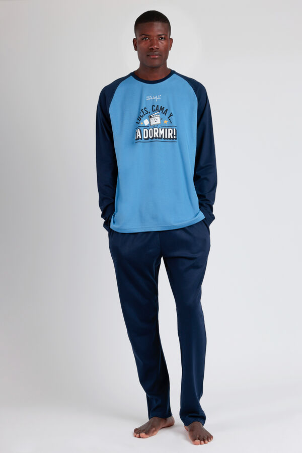 Mr. Wonderful Pijama Hombre Cama Y A Dormir Mr. Wonderful azul