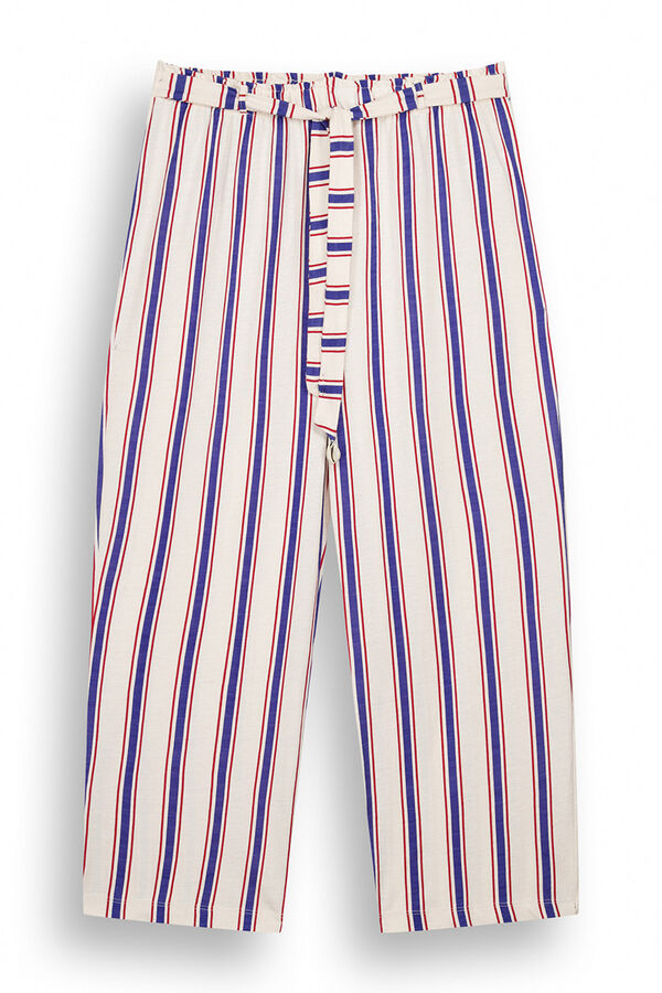 Women'secret Cal&ccedil;as 100% algod&atilde;o allover riscas estampado