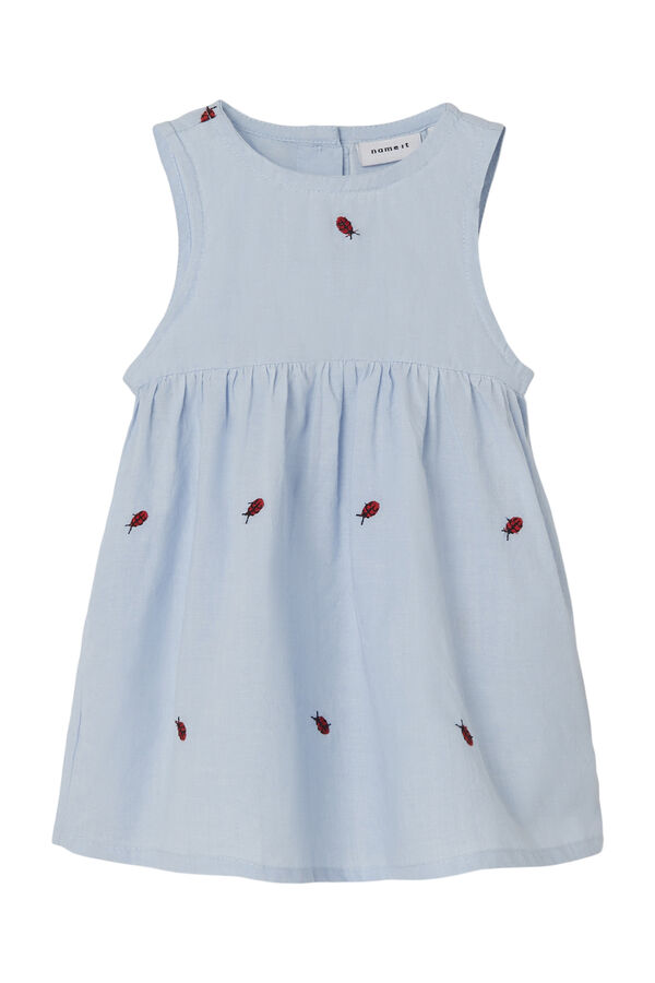 Name it Vestido de bebé niña sin mangas azul