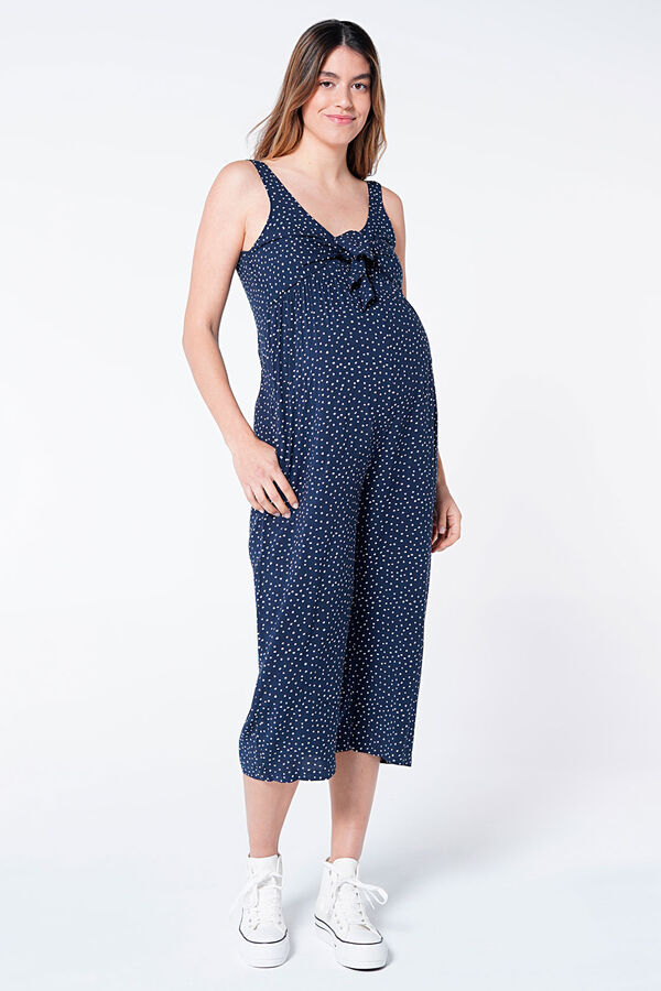 Ohma! Mono maternity lactancia estampado azul