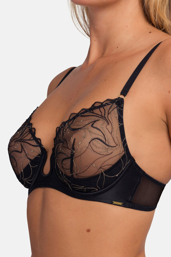 Dorina Sujetador con aro y sin relleno negro