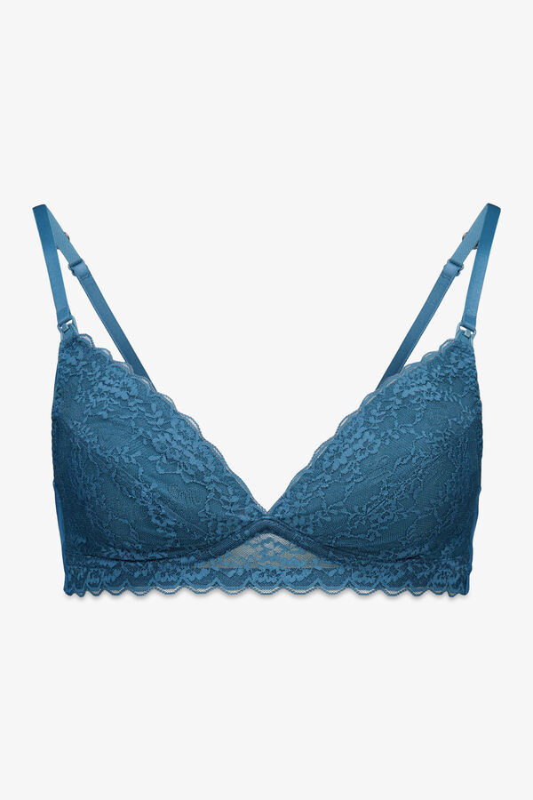 Women'secret Soutien de maternity de renda azul NATURAL verde