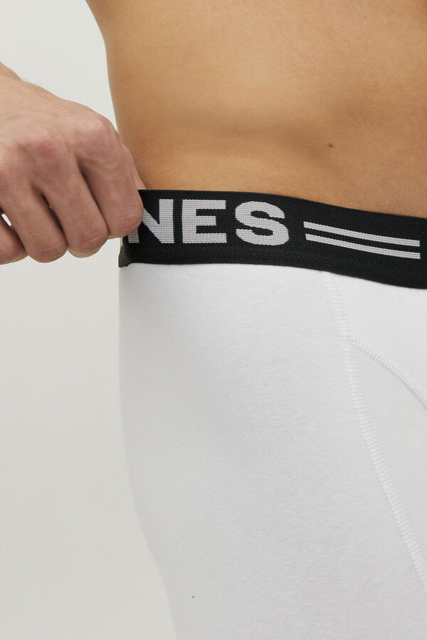 Jack & Jones Pack 3 b&oacute;xers cortos blanco