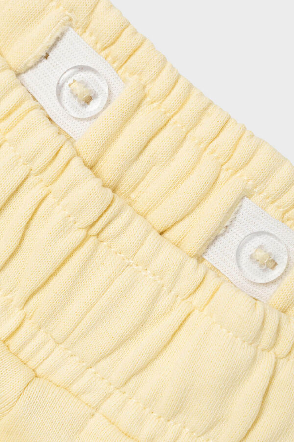 Name it Bermuda ni&ntilde;o detalles cremalleras amarillo