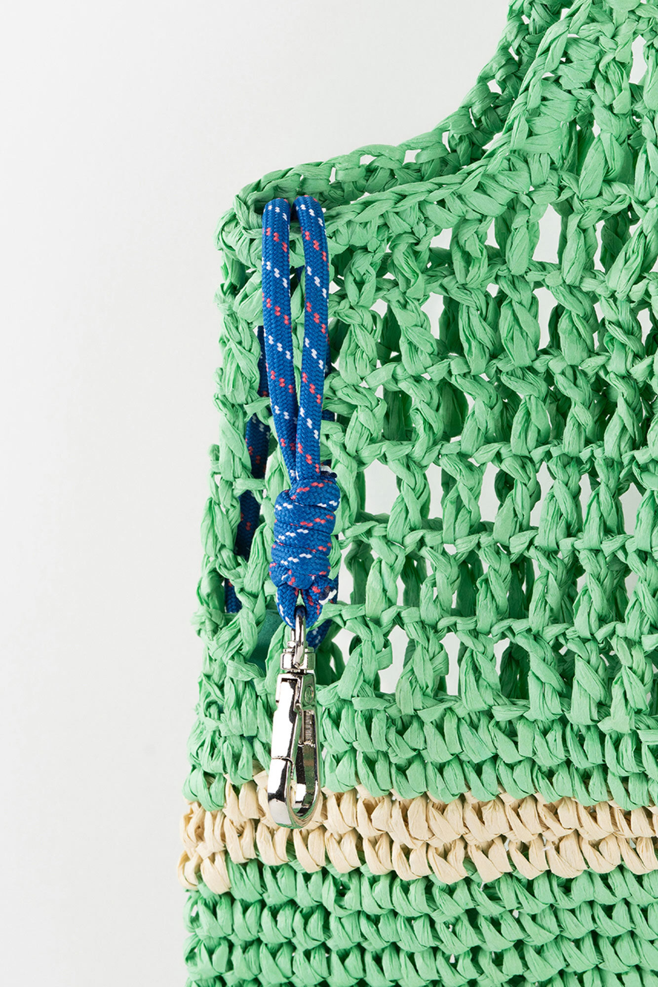 Victoria Bolso tote tejido fibra natural