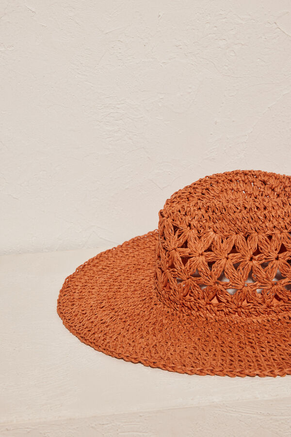 Women'secret Sombrero r&uacute;stico calados nude