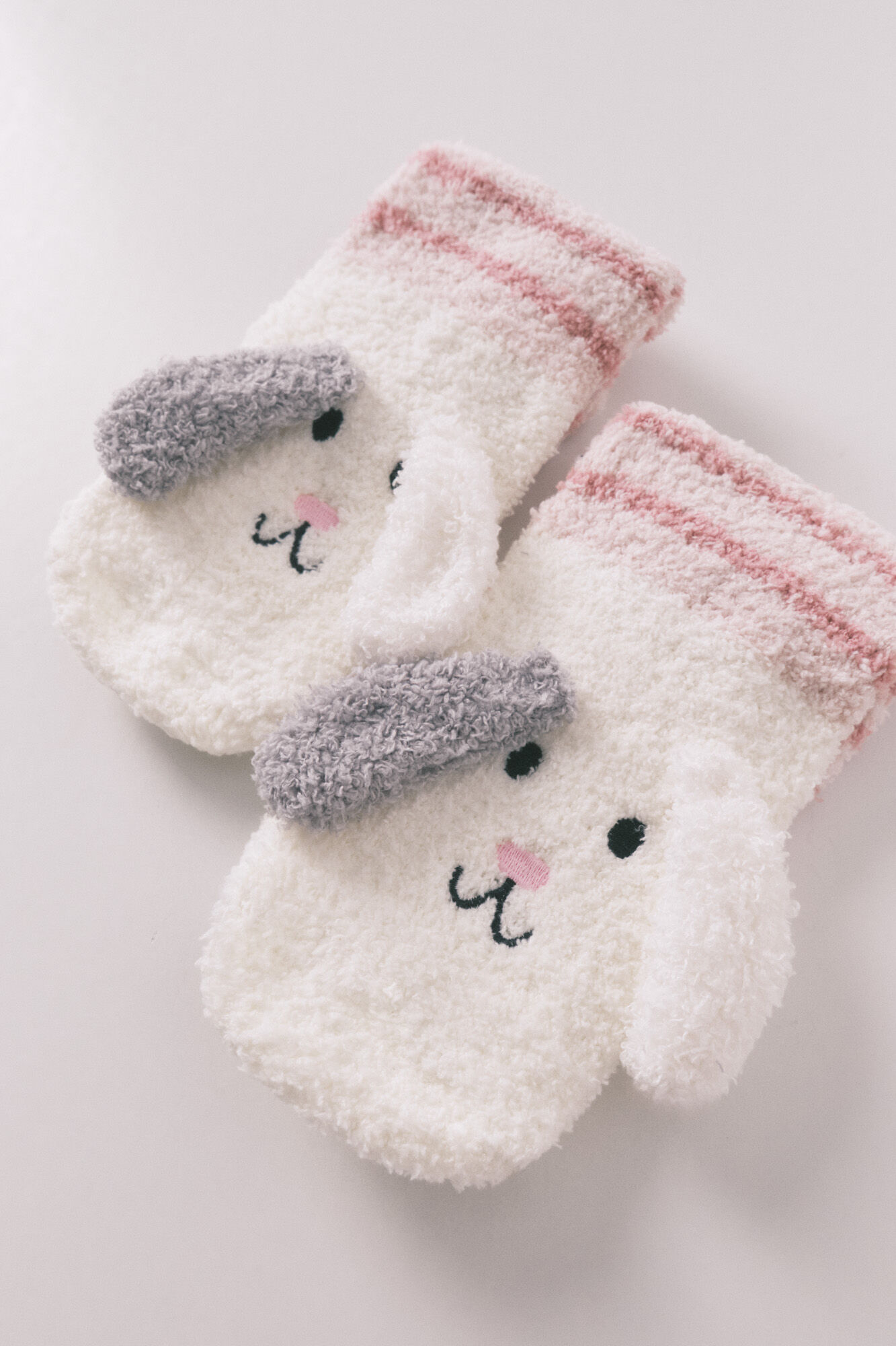 Women'secret Meias longas brancas para cachorro