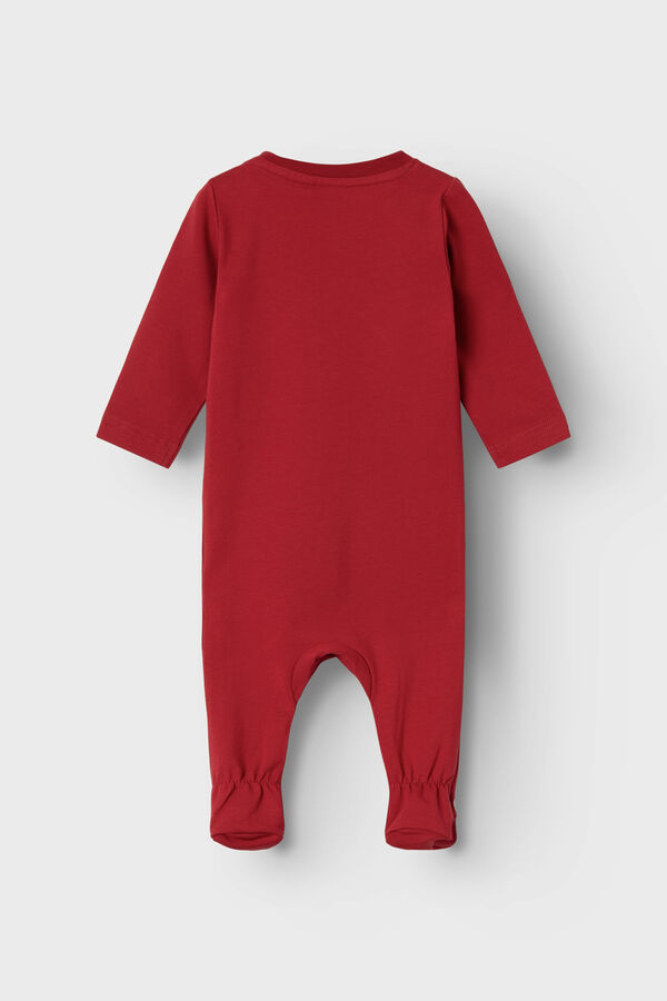 Name it Body neutro de urso de Natal para beb&ecirc; vermelho