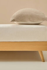 Textura Len&ccedil;ol de baixo malha algod&atilde;o bege