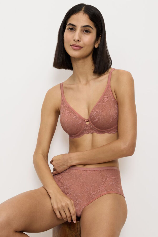 Triumph Sutiã Amourette Charm T W02 borgonha