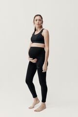 Born Living Yoga Legging Preta Linha Mam&atilde;e preto