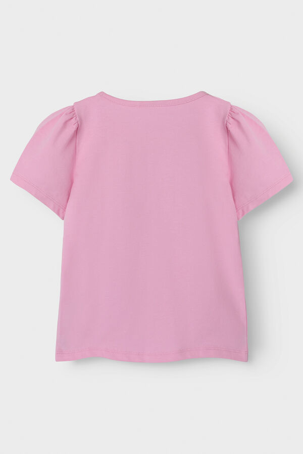 Name it Camiseta manga curta azul rosa